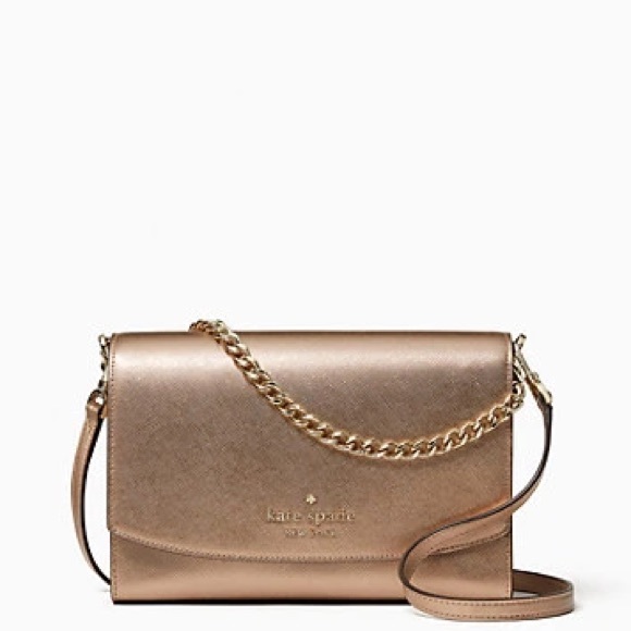 kate spade Handbags - Carson Convertible Crossbody in Rose Metallic